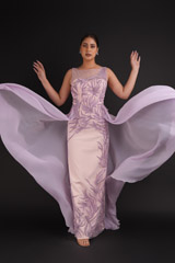 Lilac Embellished Gown4478 video